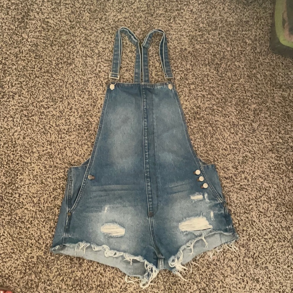 Jean Overalls shorts